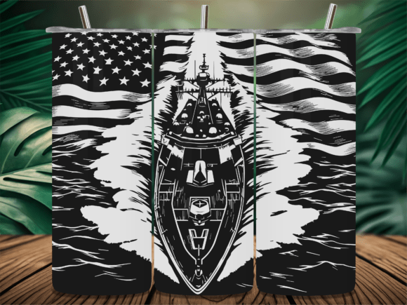 American Flag Navy Ship Tumbler: A Designer's Review
