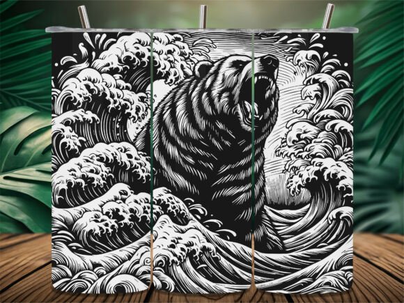 Bear Great Wave Japanese Tumbler: A Designer's Review