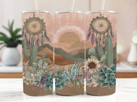 Cactus Flowers 20 Oz Skinny Tumbler: A Designer's Review