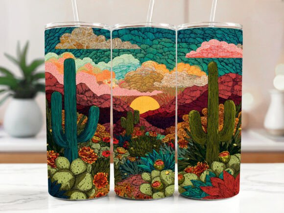 Cactus Western Tumbler Wrap 20 Oz: A Designer's Review