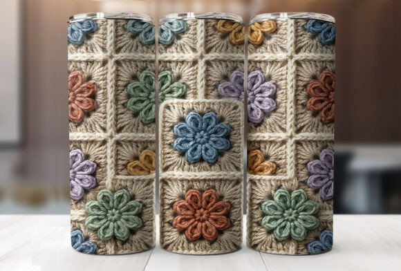 Crochet Granny 20oz Tumbler Wrap Design Review