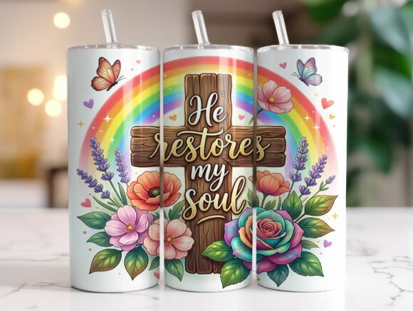 Easter Wooden Cross Floral 20oz Tumbler Design Review