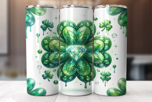 Emerald Clover Gem 20oz Tumbler Wrap Review