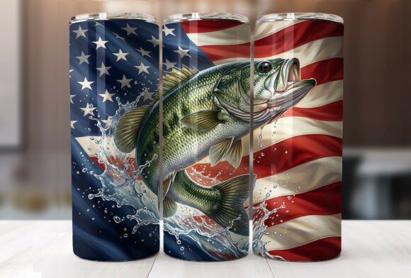 Fishing USA Flag Tumbler Wrap: A Designer's Review