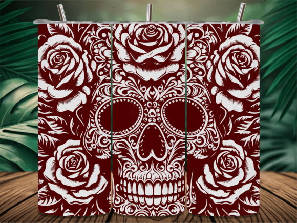 Floral Roses Sugar Skull Tumbler: A Designer's Review
