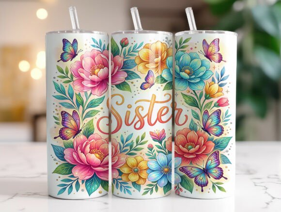 Floral Sister 20oz Tumbler Wrap: A Designer's Review