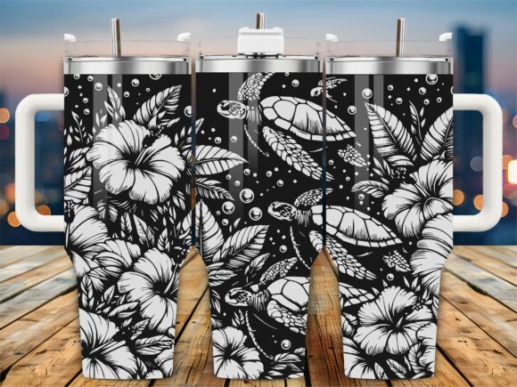 Hibiscus Turtle 40oz Tumbler: A Designer's Review