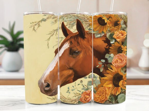 Horse Sunflower Tumbler Wrap Western: A Designer's Review