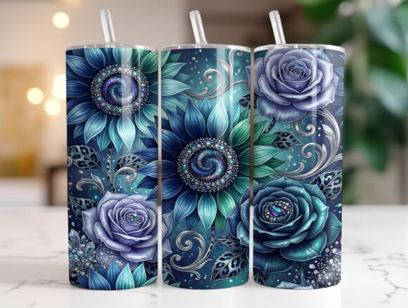 Jeweled Galaxy Sunflower Tumbler Wrap: A Designer's Review