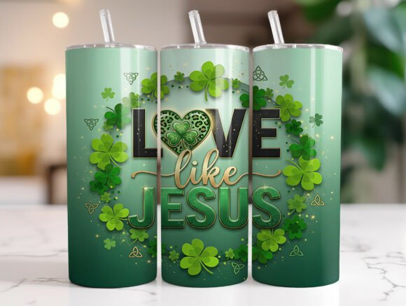 Love Like Jesus 20oz Tumbler Wrap PNG Review