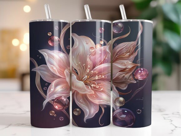 Luxury Pearl Floral Tumbler Wrap: A Designer's Review
