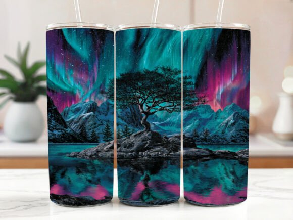 Northern Lights 20oz Skinny Tumbler: A Designer's Review