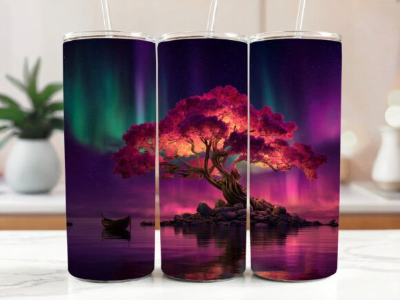 Northern Lights 20oz Tumbler Sublimation Review