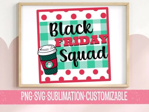 Review: Black Friday Squad SVG PNG Shopping Design