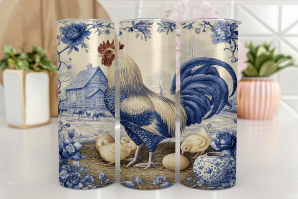 Review: Chicken Tumbler Floral Spring Design for Makers