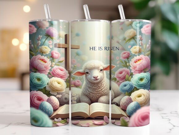 Review: Christian Easter Lamb Cross Tumbler Wrap