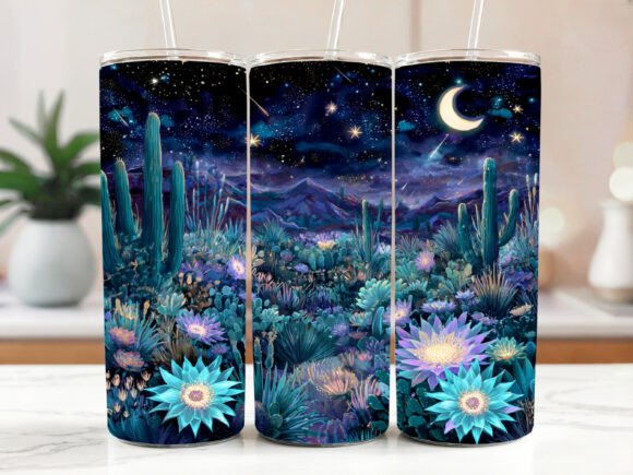 Review: Desert Sunset Cacti Tumbler 20oz for Embroidery