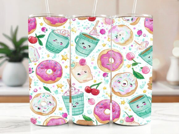 Review: Donut Tumbler Wrap PNG for 20 Oz Projects