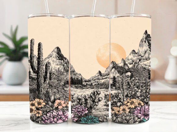 Seamless Desert 20 Oz Tumbler Cactus Review