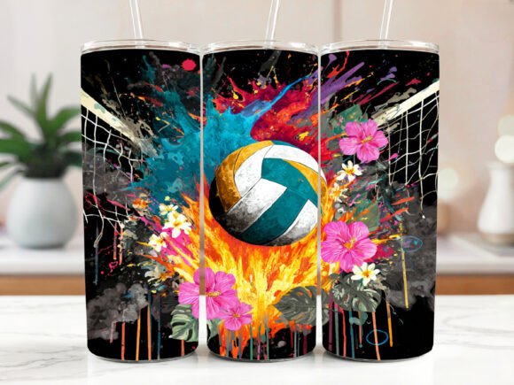 Volleyball 20 Oz Skinny Tumbler Design Review